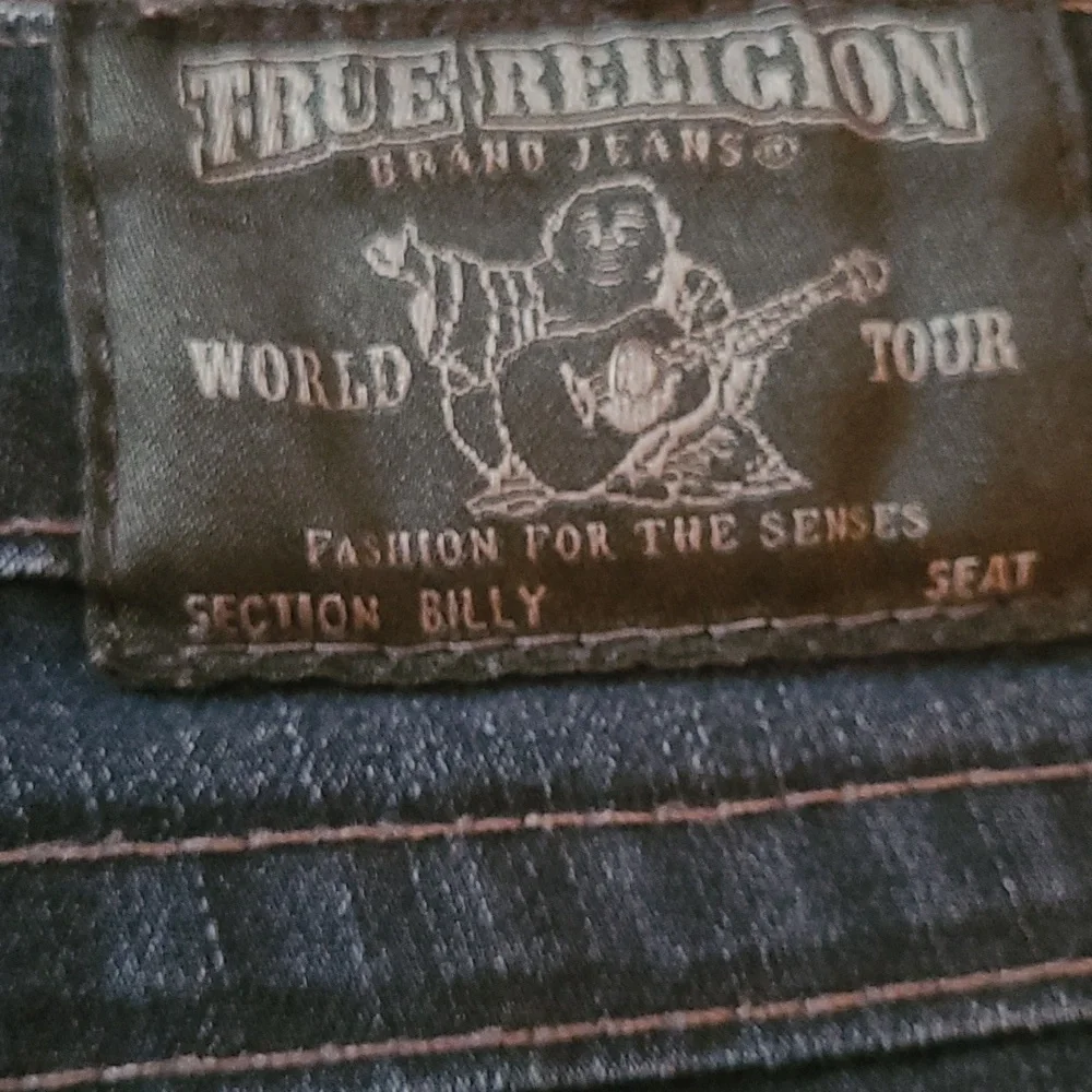 True Religion Billy Dark Wash Straight Leg Jeans - Picture 6 of 12